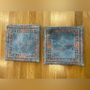 Set of 2! Turkish rug handmade pillow covers 16x16